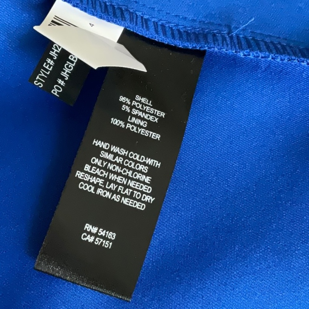 Jessica Howard Blue Ruched Wrap Maxi Dress - Picture 8 of 11